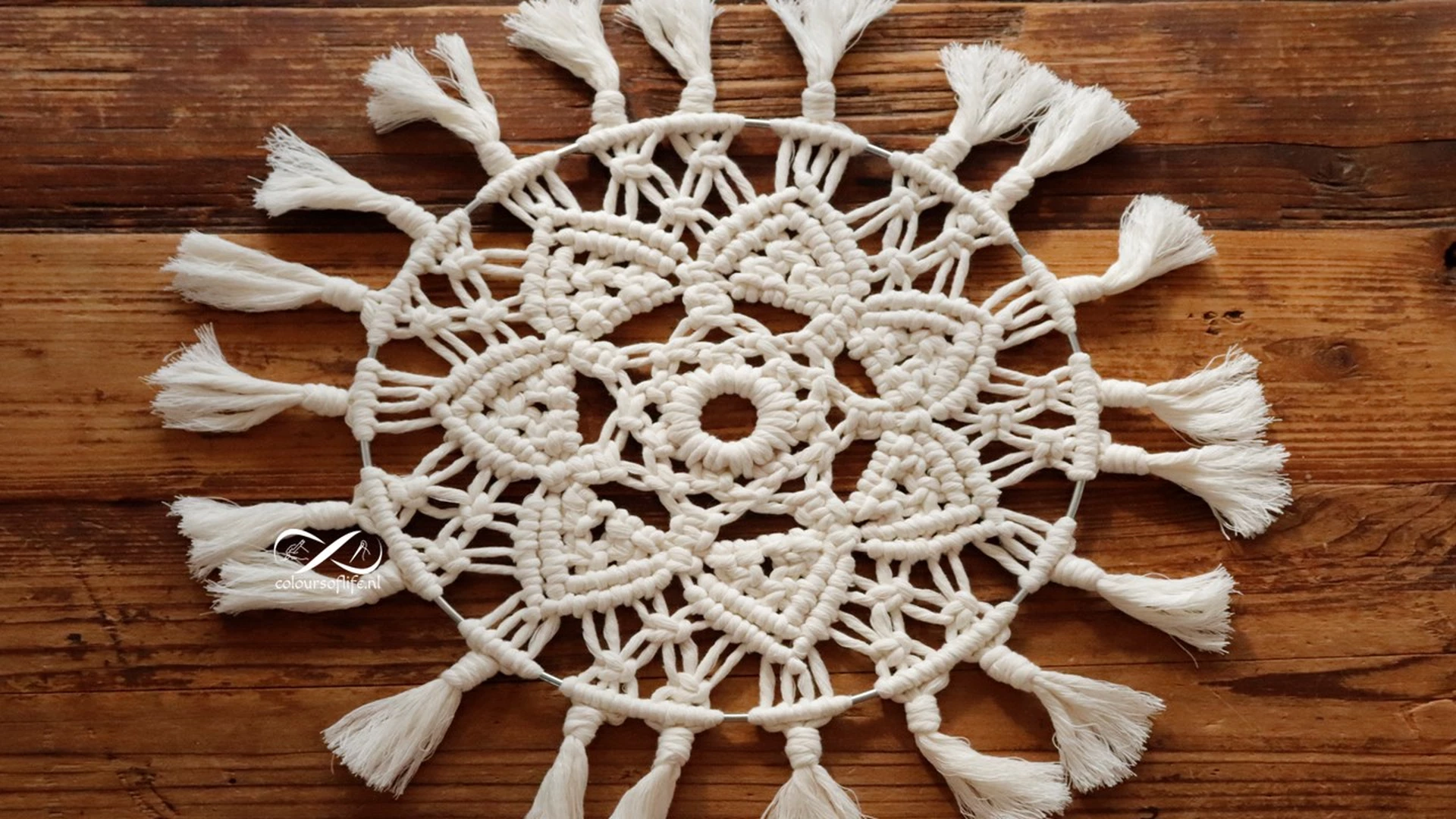 Colours of Life - Macrame Mandala